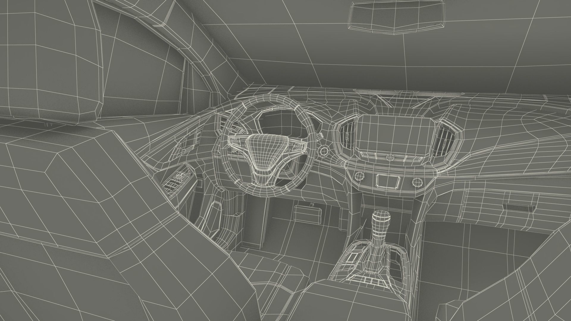 Filled Underground Parking 3D model_68