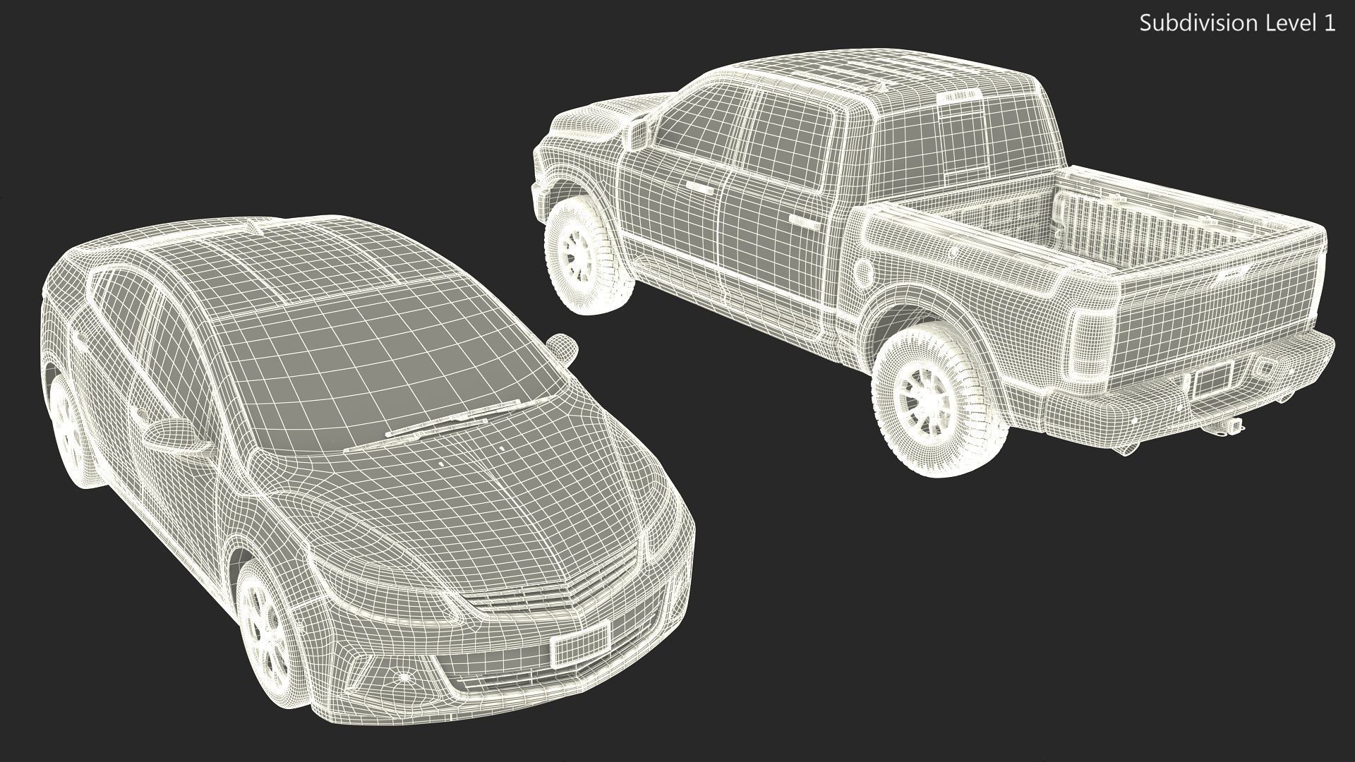 Filled Underground Parking 3D model_34