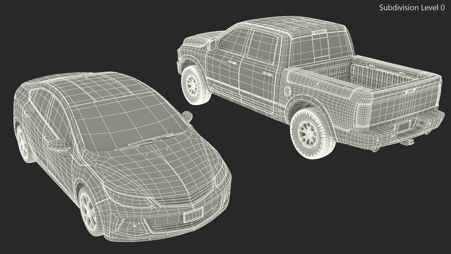 Filled Underground Parking 3D model_33