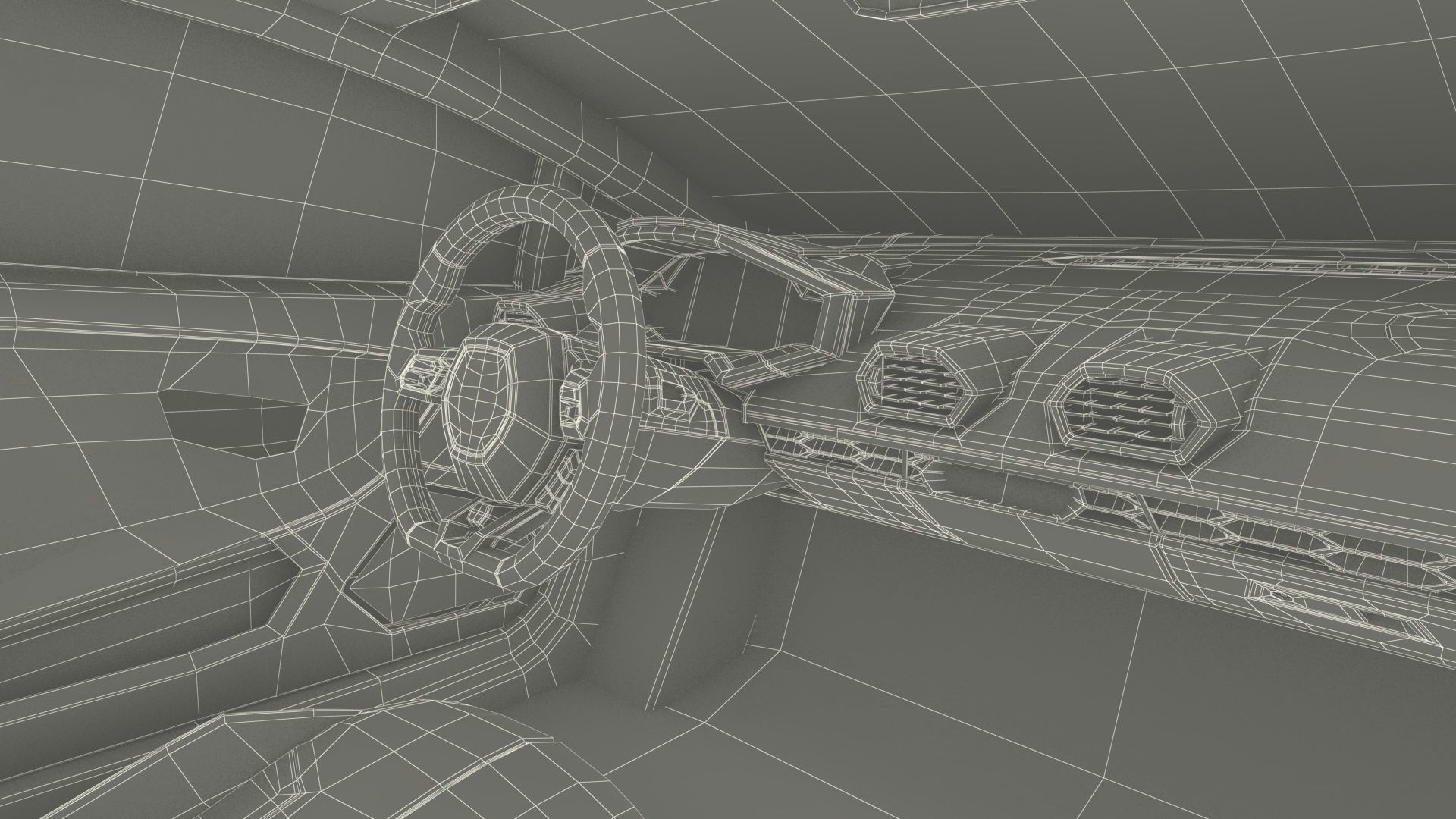 Filled Underground Parking 3D model_69