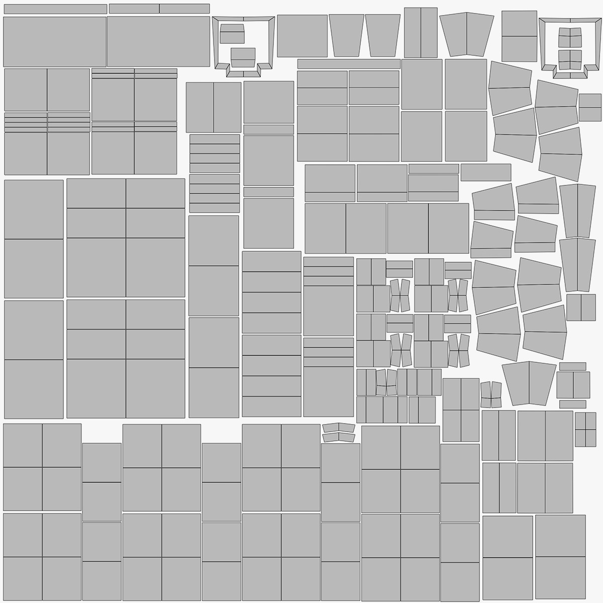Ancient Stone Arch Low-poly 3D model_17
