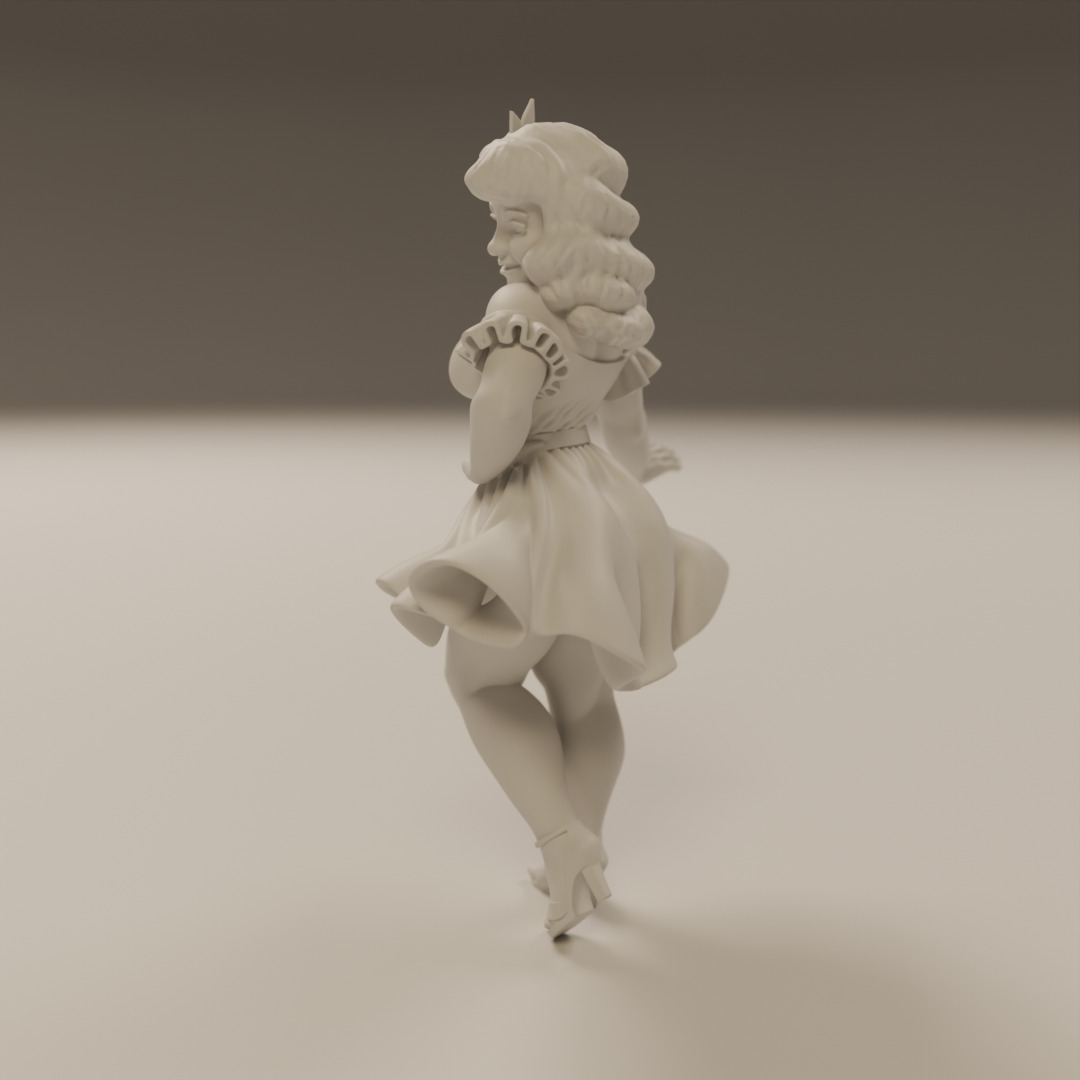 Brazilian pin-up 3D print model_2