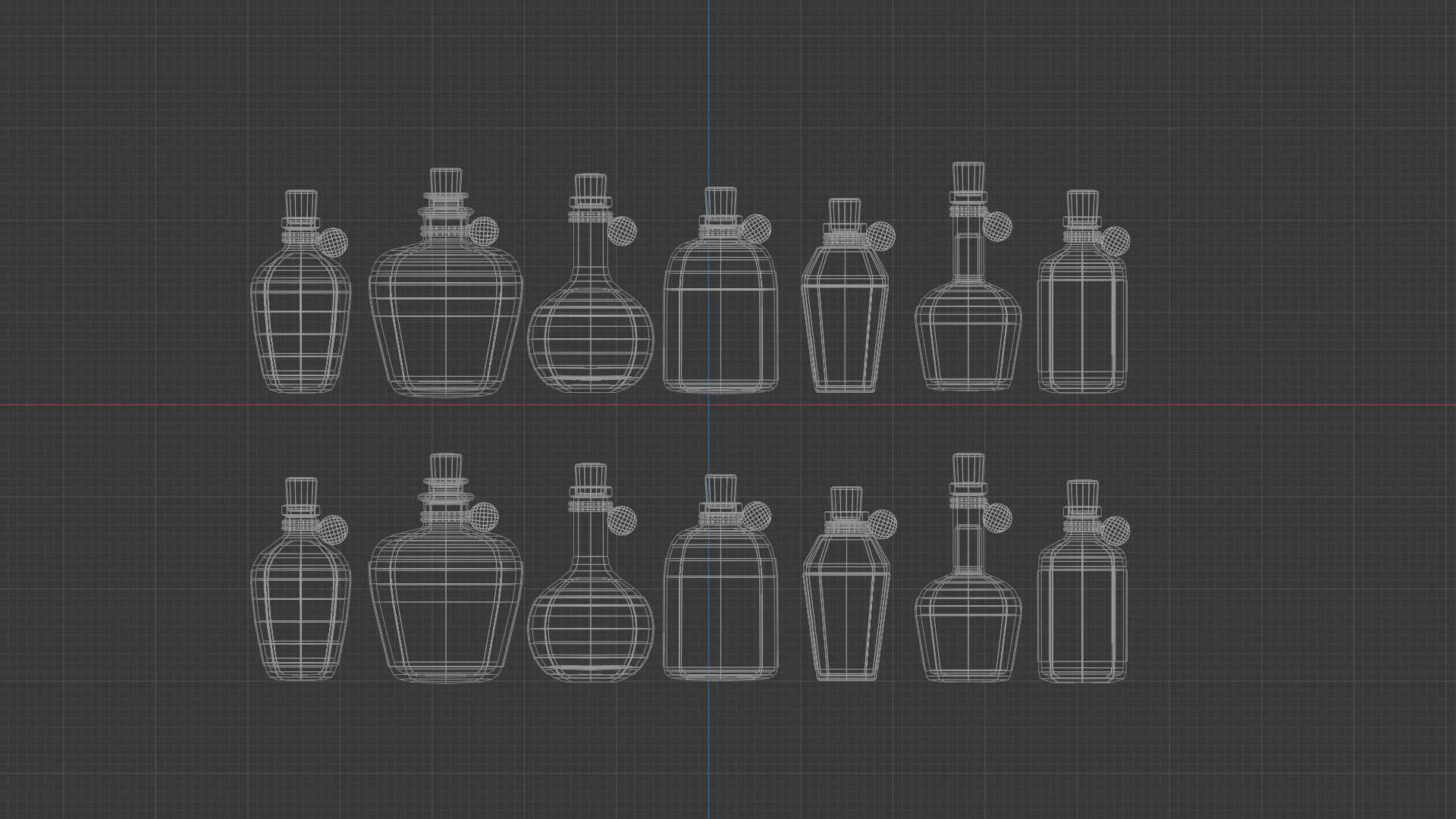 Low Poly Potion Pack Low-poly 3D model_8
