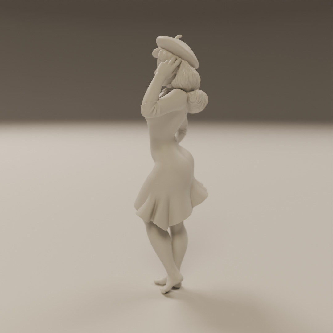 pin-up france 3D print model_2
