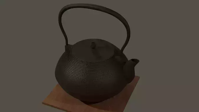 Traditional Japanese Nambu Iron Teapot