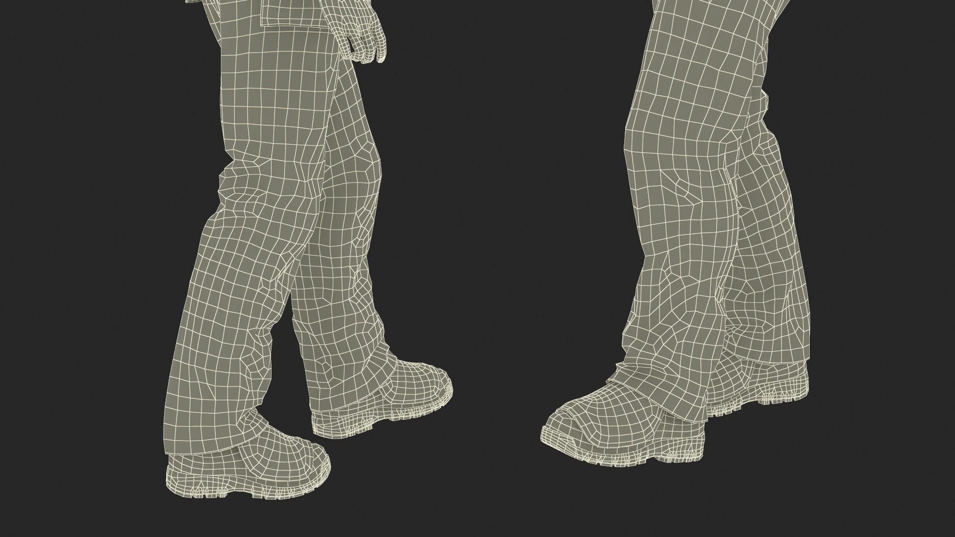 Baseball Umpire with Protective Mask Showing Points 3D model_27