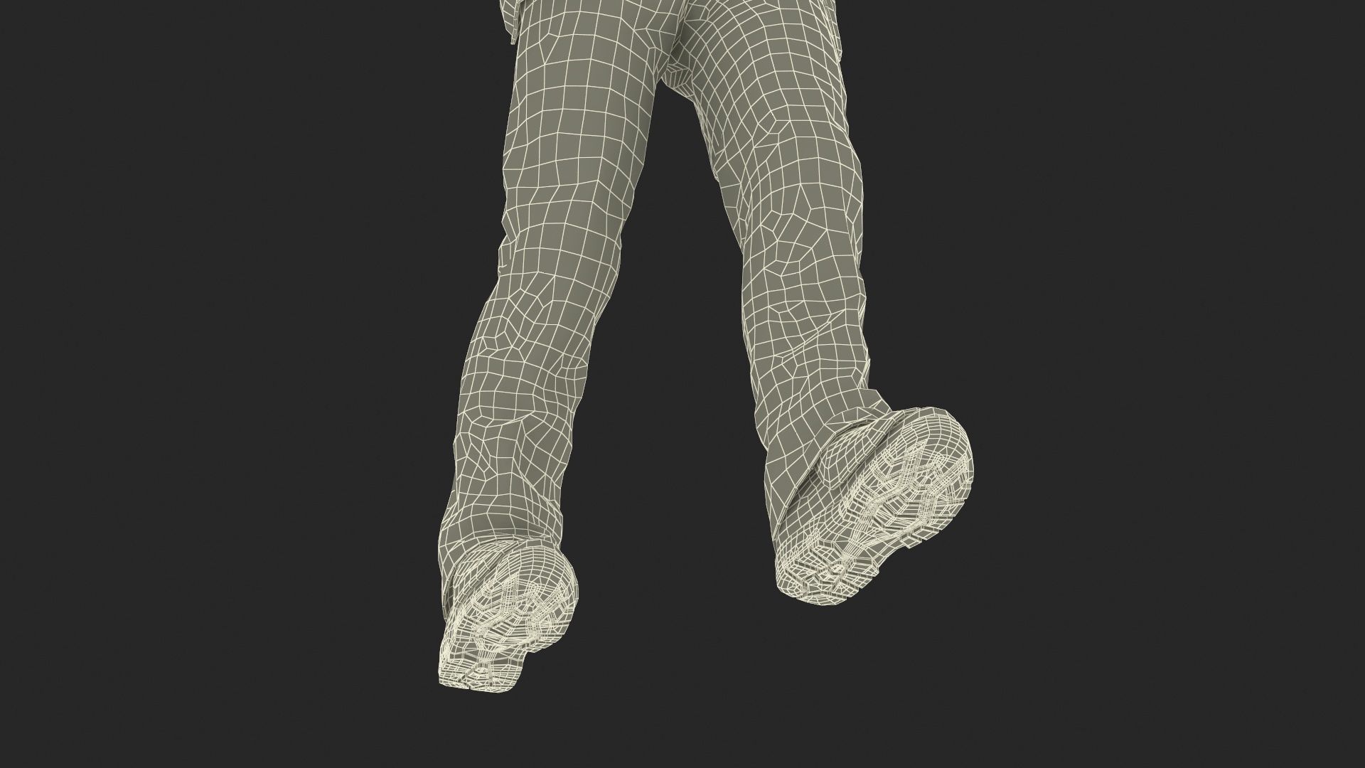 Baseball Umpire with Protective Mask Showing Points 3D model_32