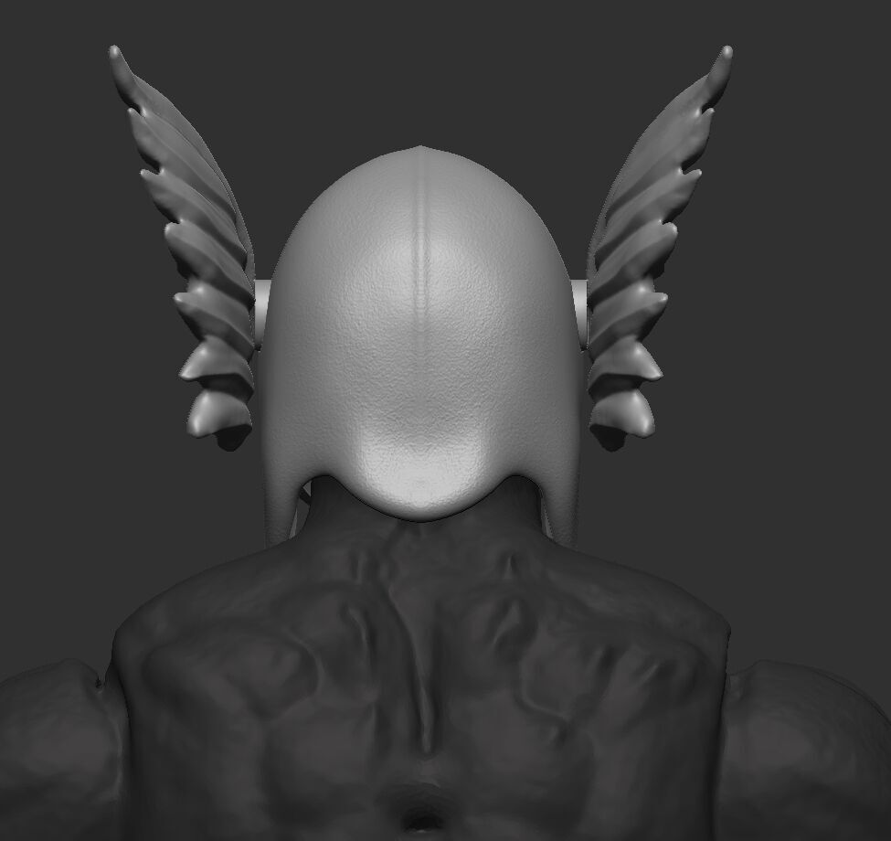 Beta Ray Bill Head 3D print model_4