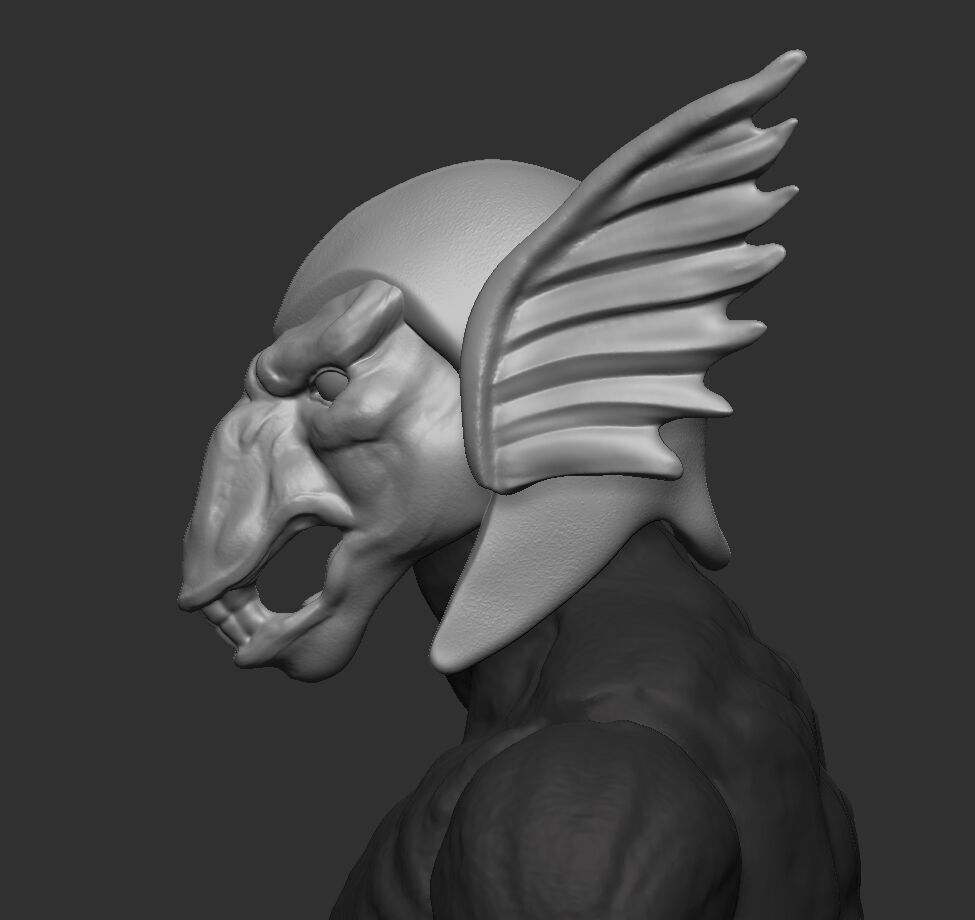 Beta Ray Bill Head 3D print model_2
