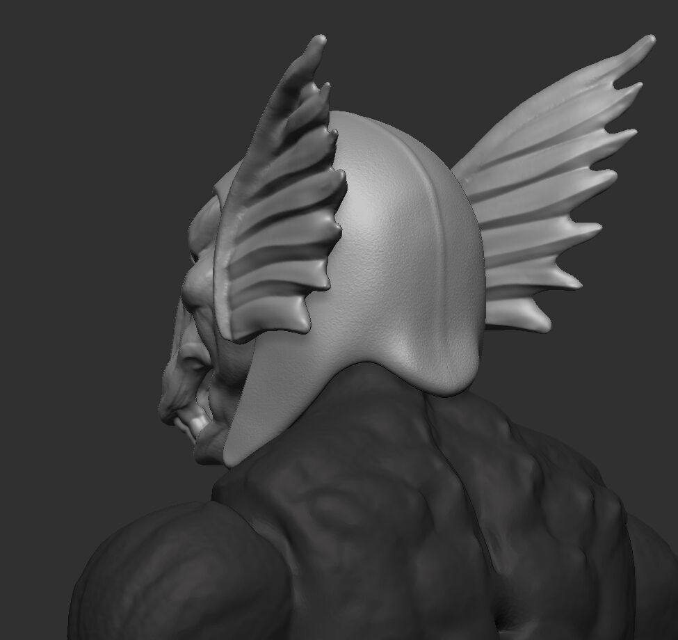 Beta Ray Bill Head 3D print model_3