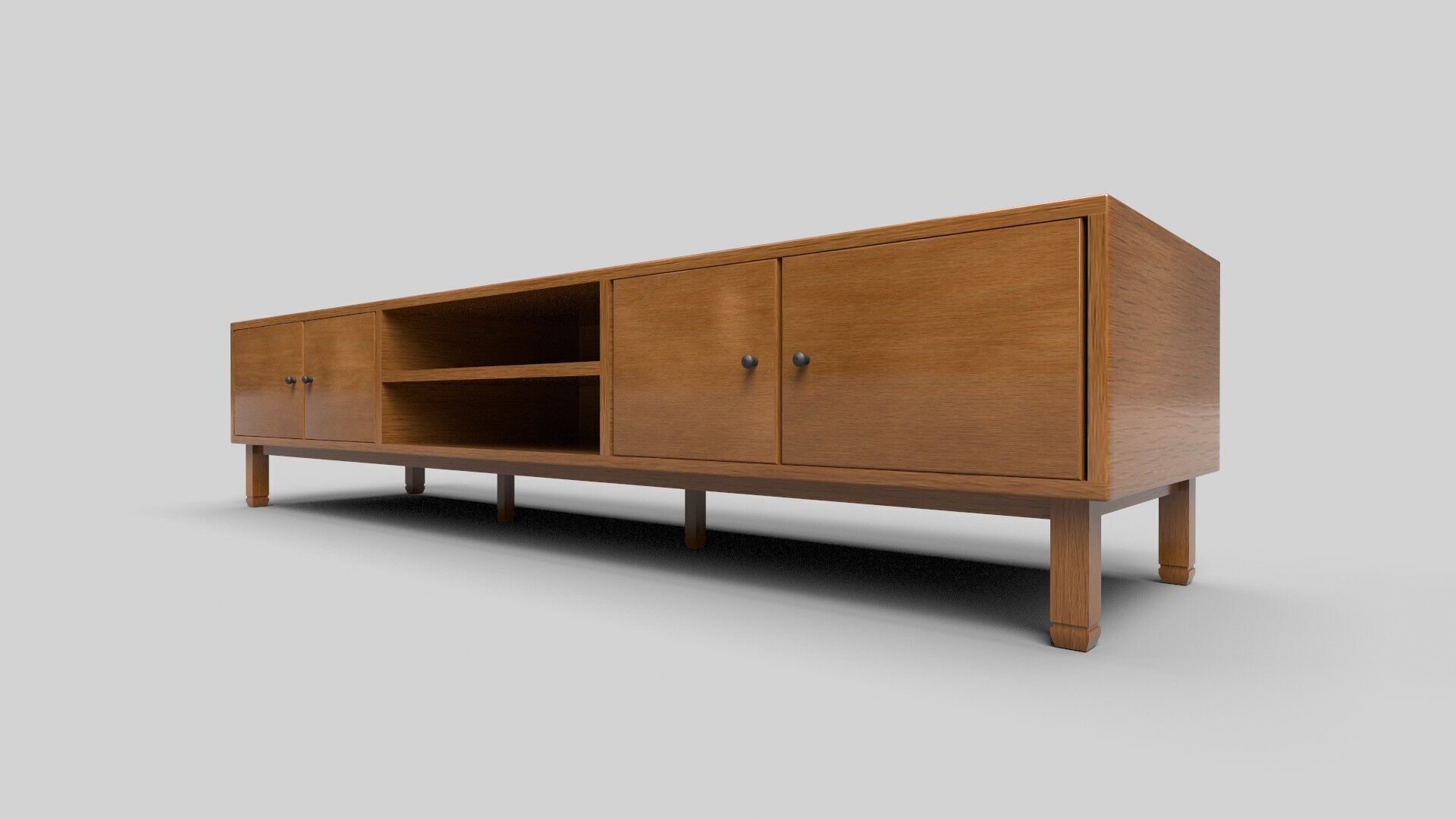 TV Rack CG23 3D model_1
