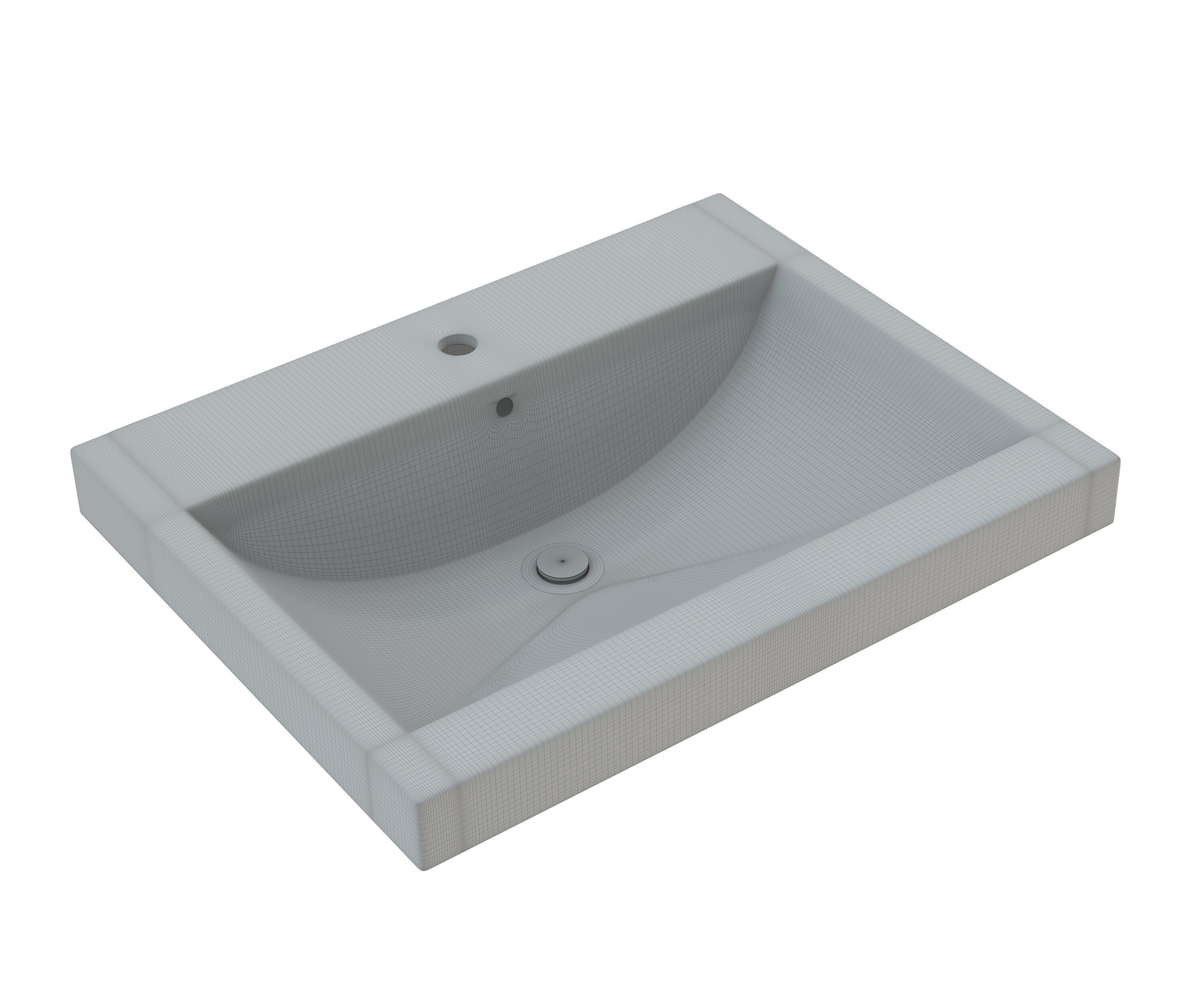 Kiplen Albany Bathroom Sink 3D model_1