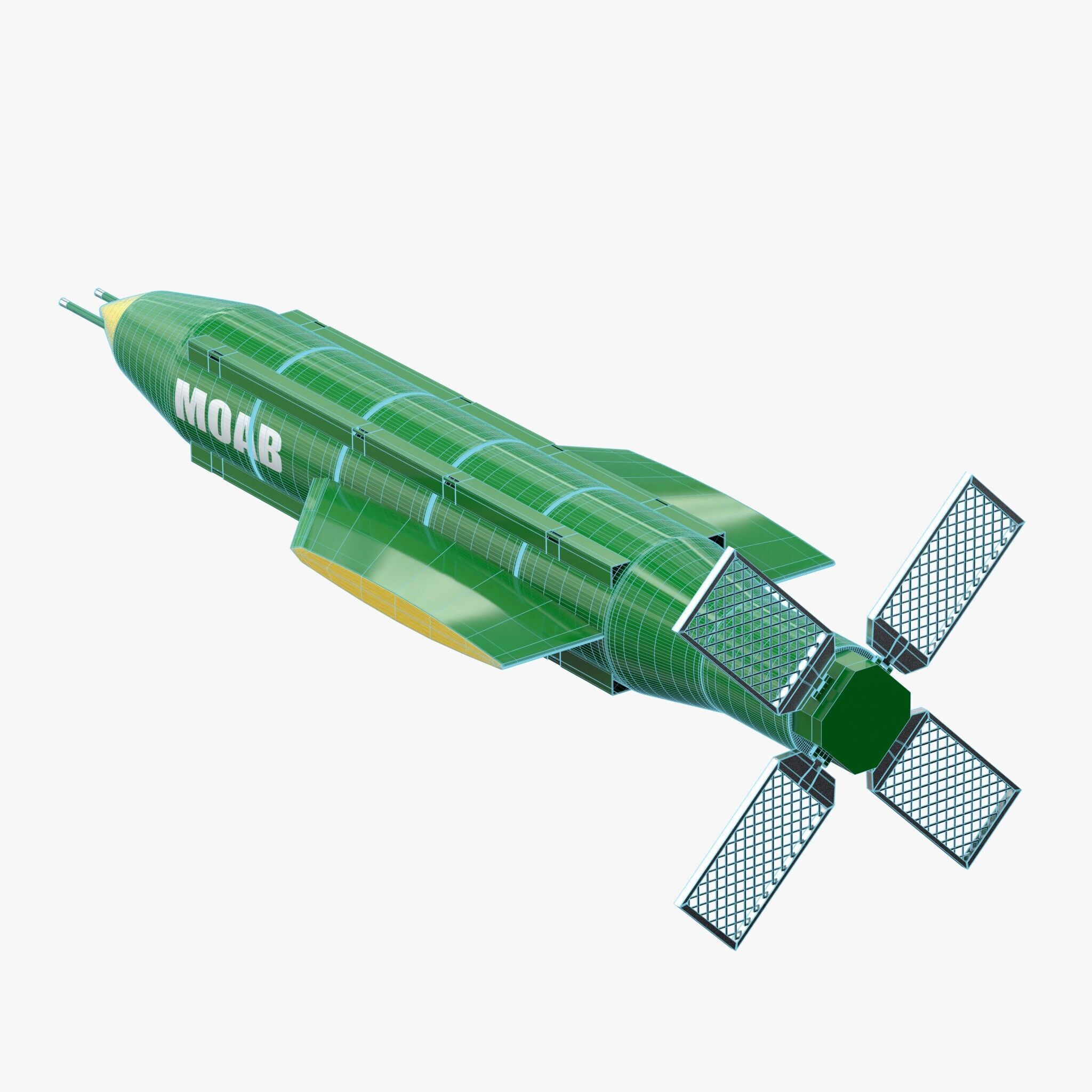 GBU 43 MOAB 3D model_4