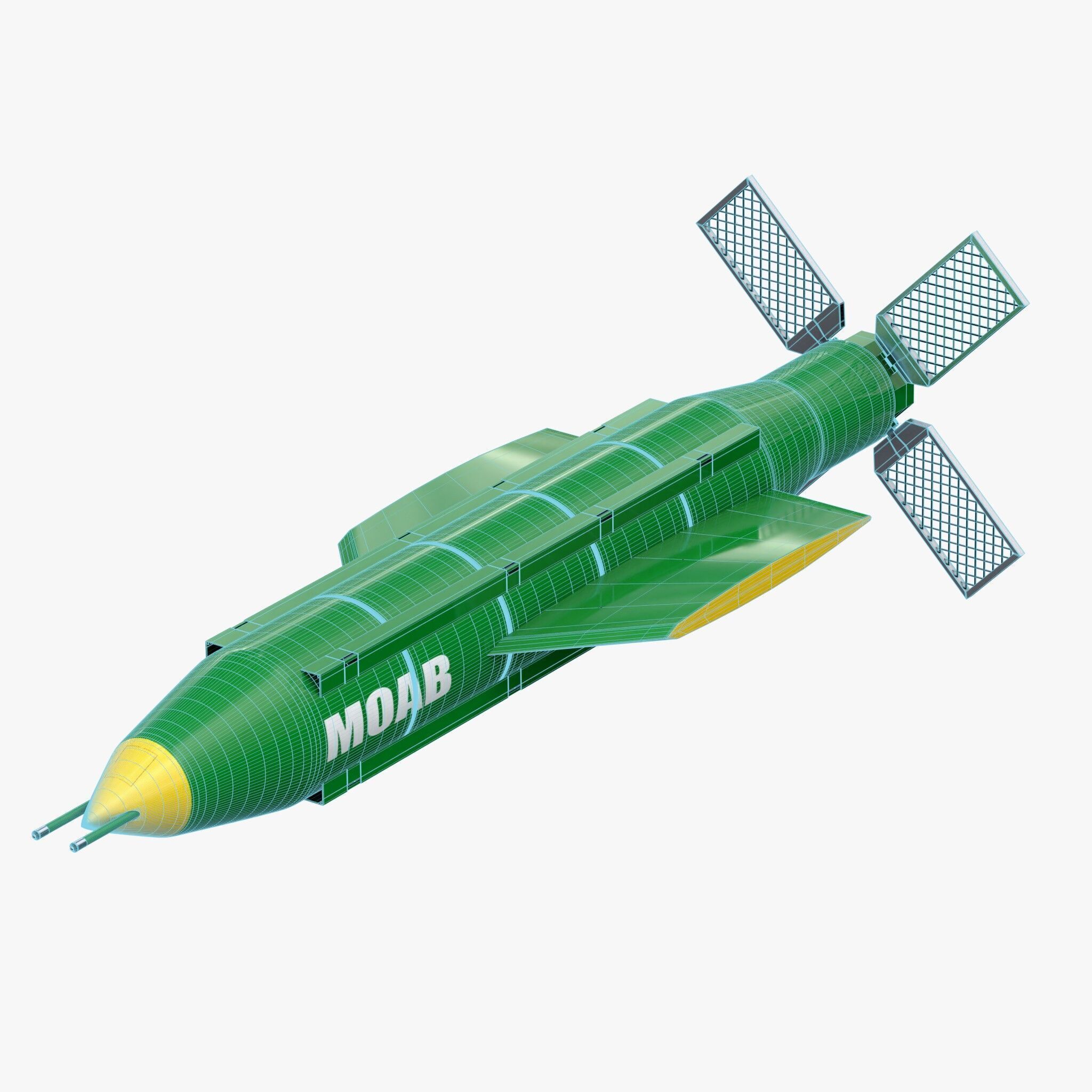 GBU 43 MOAB 3D model_3