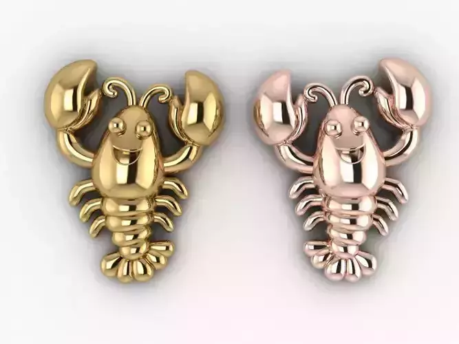 earring lobster cute