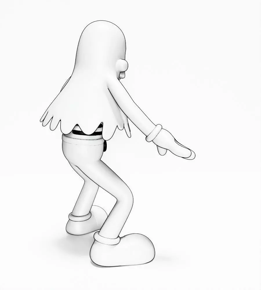 Ghost from Swing You Sinners toy 3D print model_14