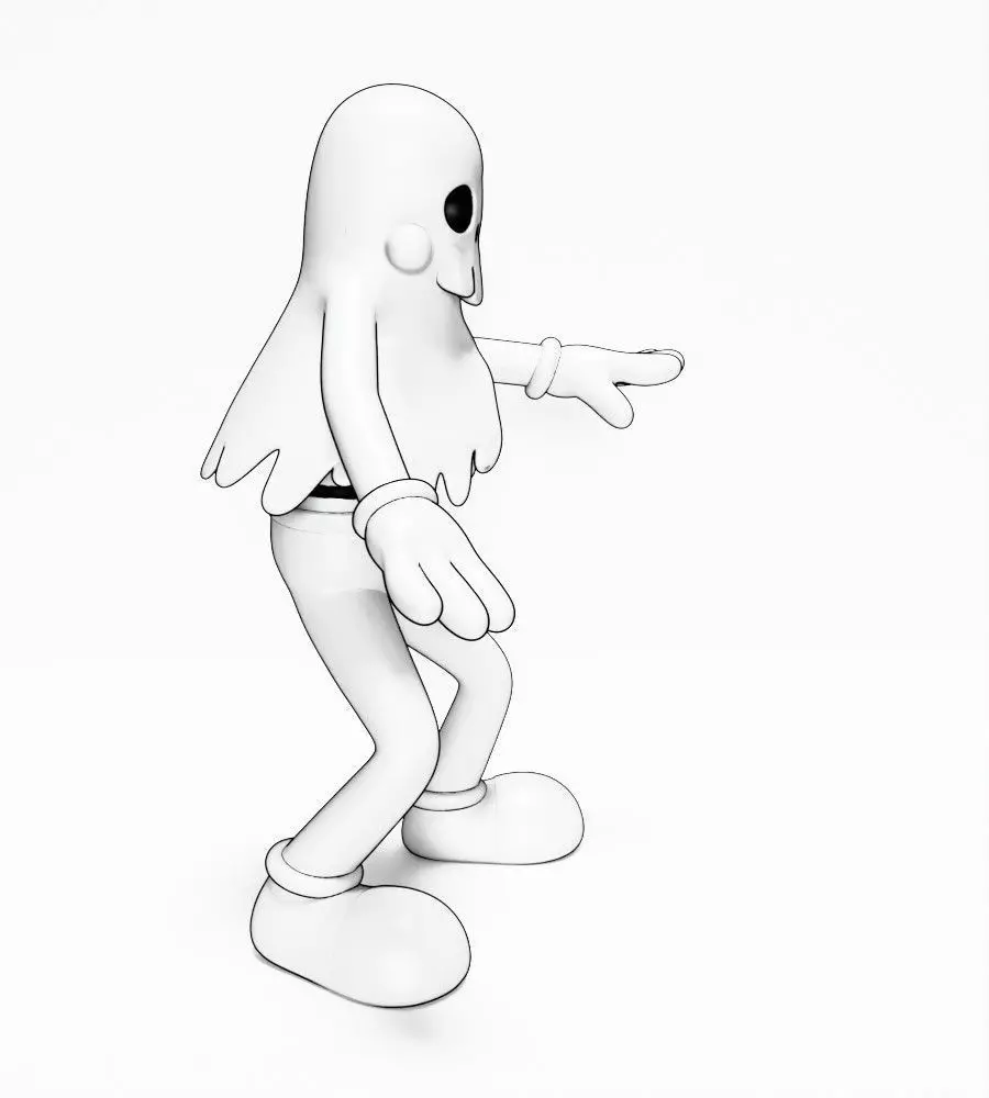 Ghost from Swing You Sinners toy 3D print model_17