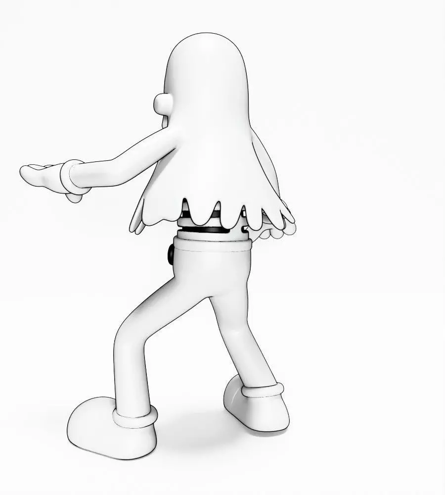 Ghost from Swing You Sinners toy 3D print model_9