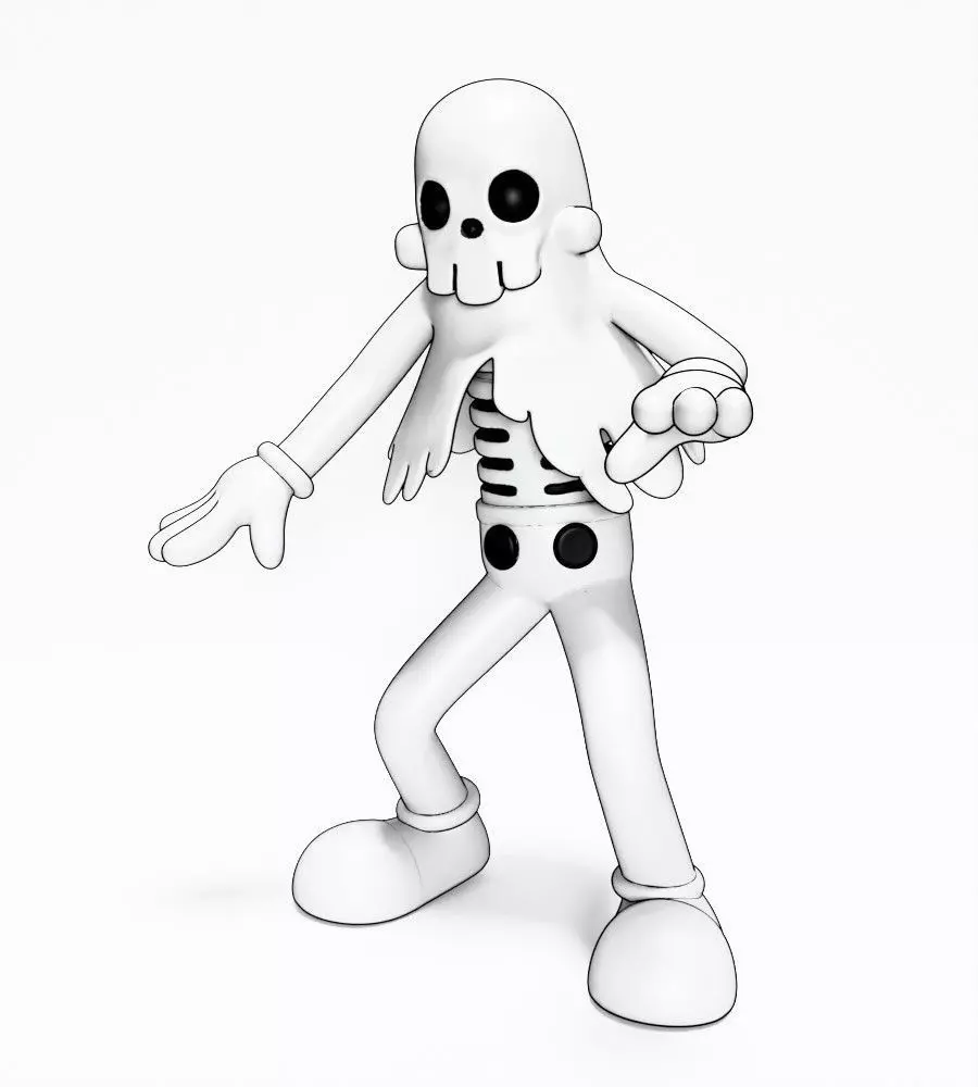 Ghost from Swing You Sinners toy 3D print model_2