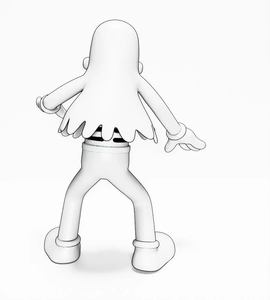 Ghost from Swing You Sinners toy 3D print model_11