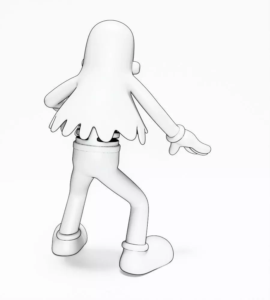 Ghost from Swing You Sinners toy 3D print model_12