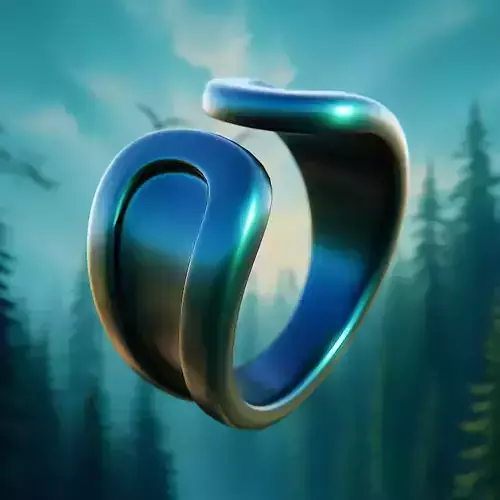 Fluid Twist Ring - Futuristic Organic Sculptural Design 93 3D print model