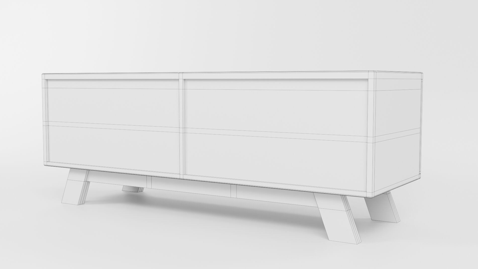 TV Rack CG26 3D model_9