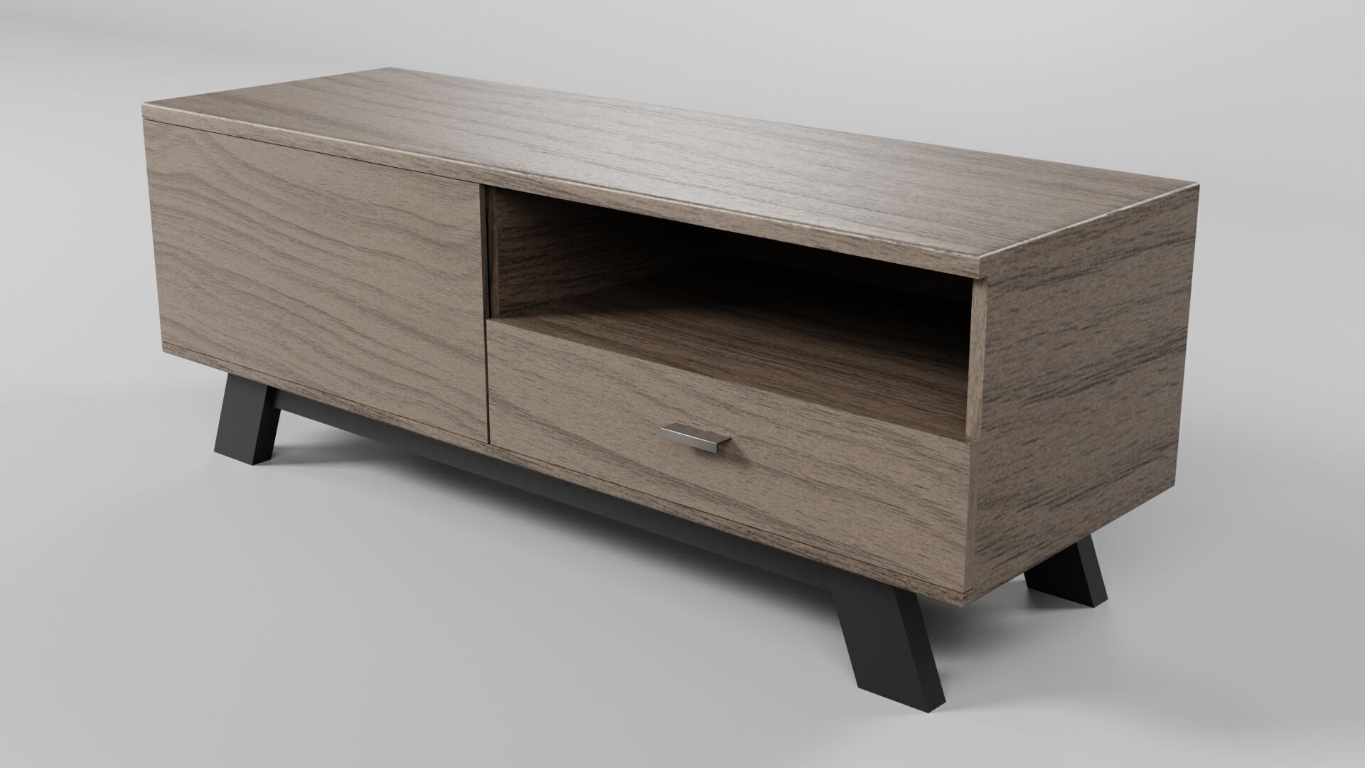 TV Rack CG26 3D model_6