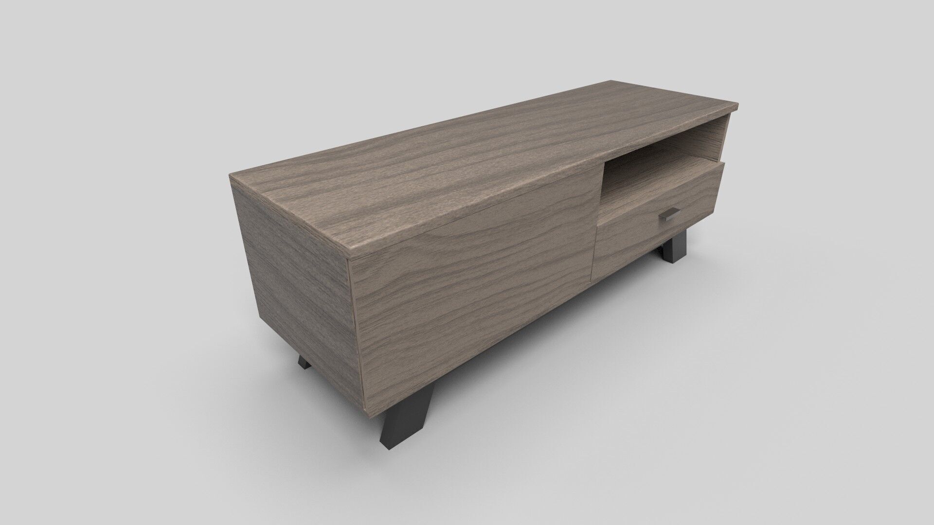 TV Rack CG26 3D model_3