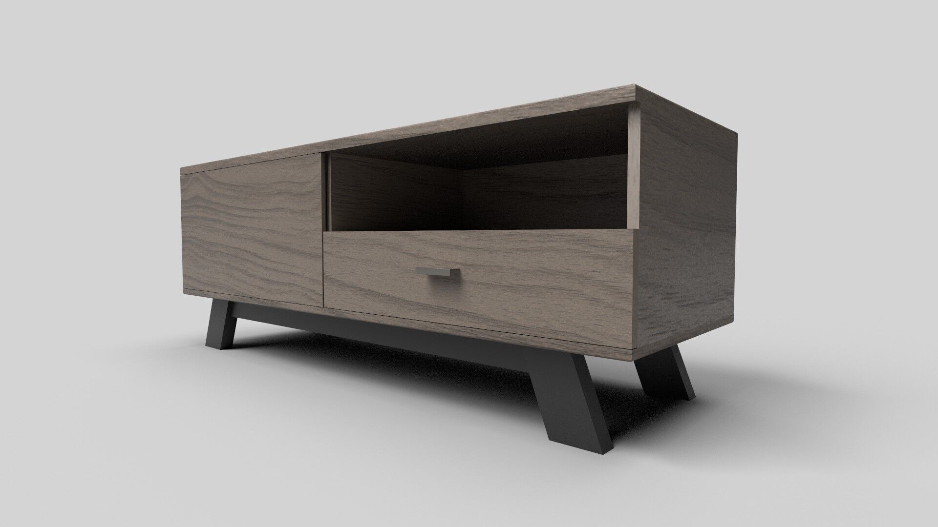 TV Rack CG26 3D model_1