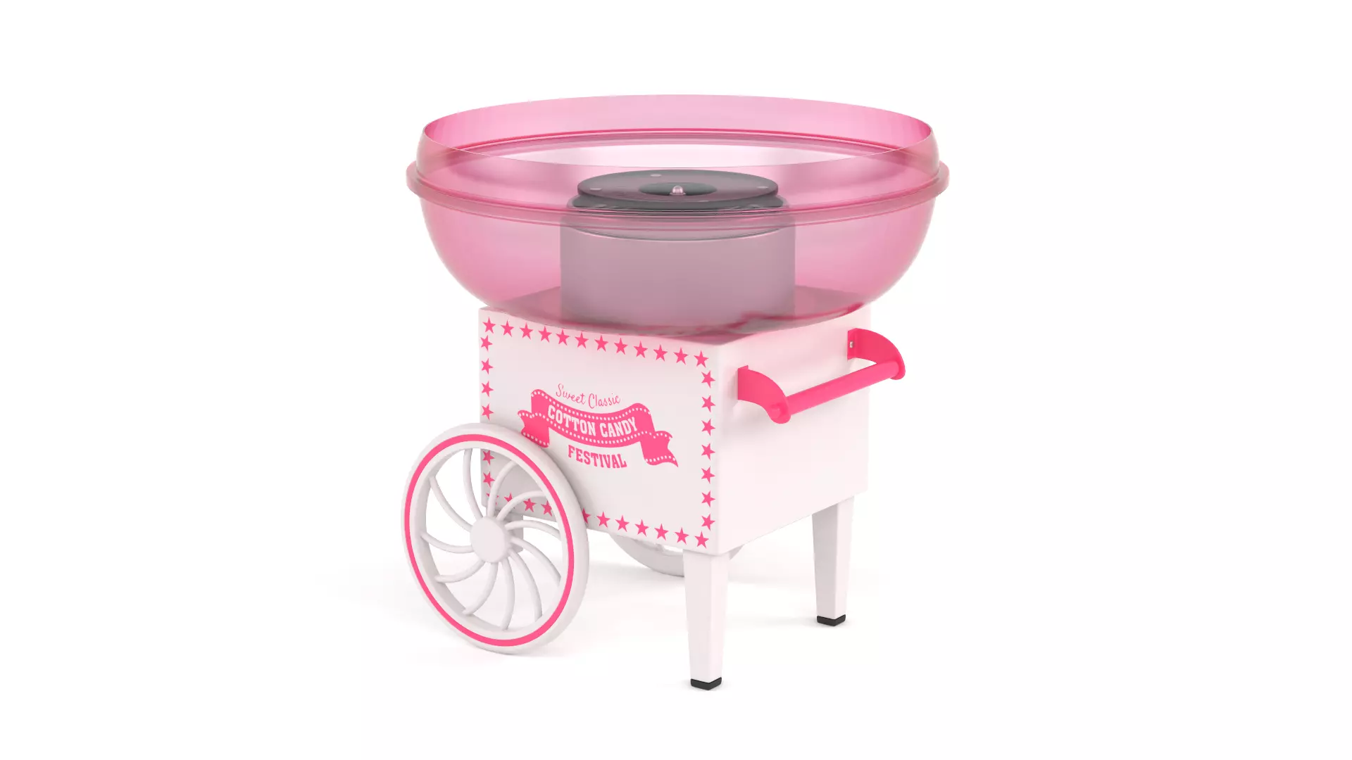 Cotton Candy Maker 3D model_0