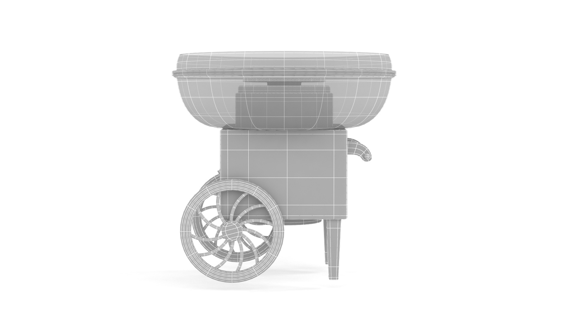 Cotton Candy Maker 3D model_6