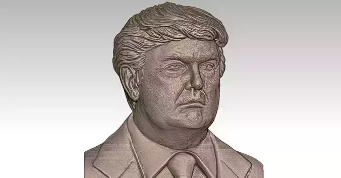 4 Donald Trump CNC Relief Model