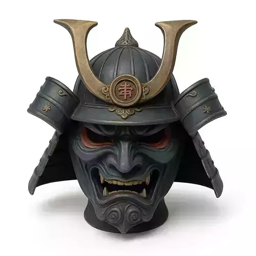 Japanese Samurai Kabuto toy 3D print model