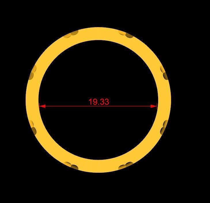 Band Ring 3D print model_4