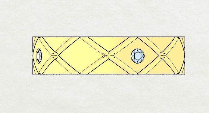 Band Ring 3D print model_6