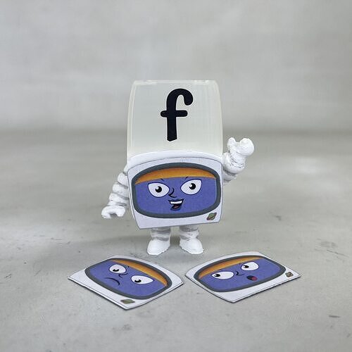 Alphablocks F Poseable Figure 3D print model
