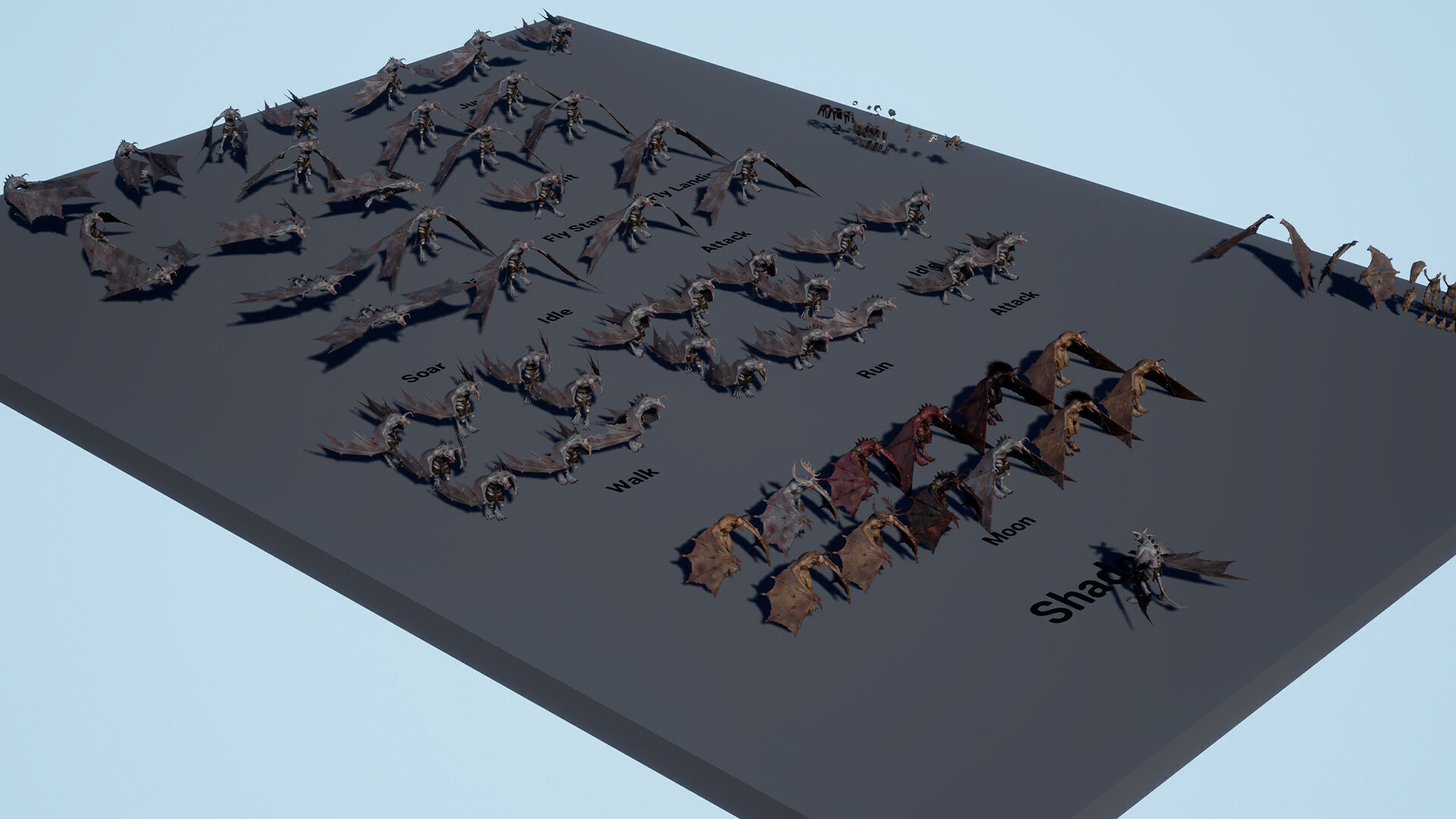 Shadowmoon Low-poly 3D model_11