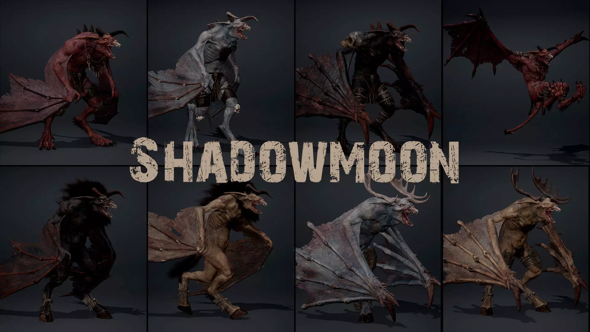 Shadowmoon Low-poly 3D model_0