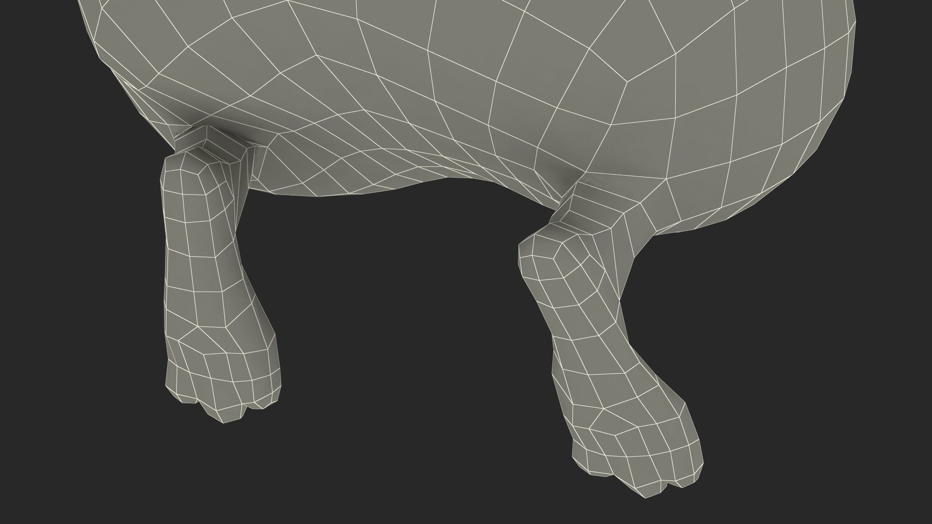 Happy Pikachu Character Fur 3D model_23