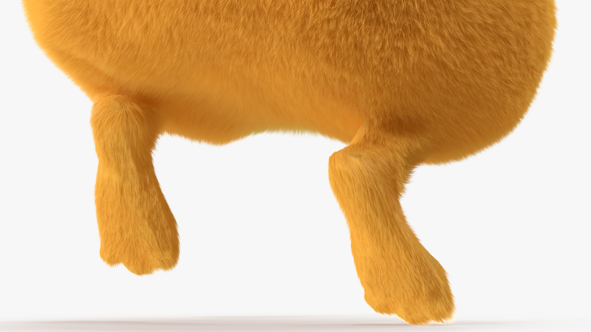 Happy Pikachu Character Fur 3D model_13