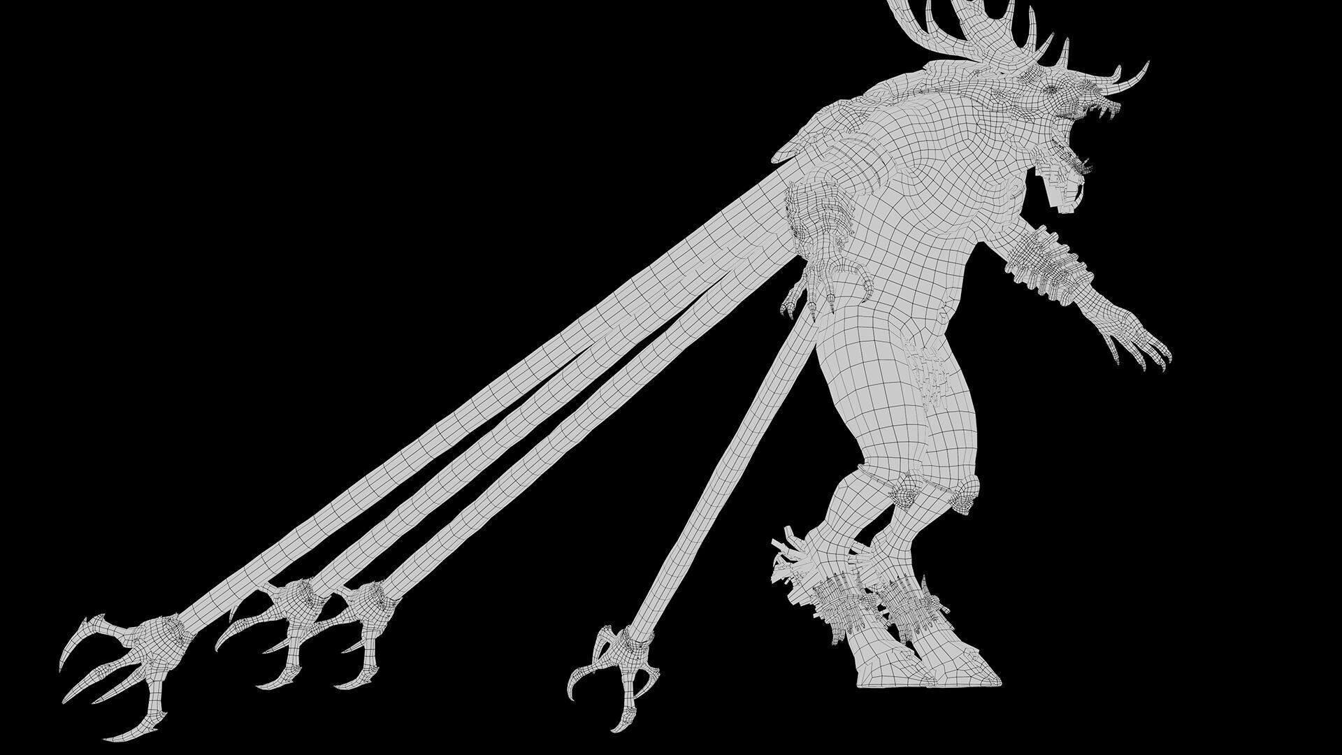 Shadownight Low-poly 3D model_35