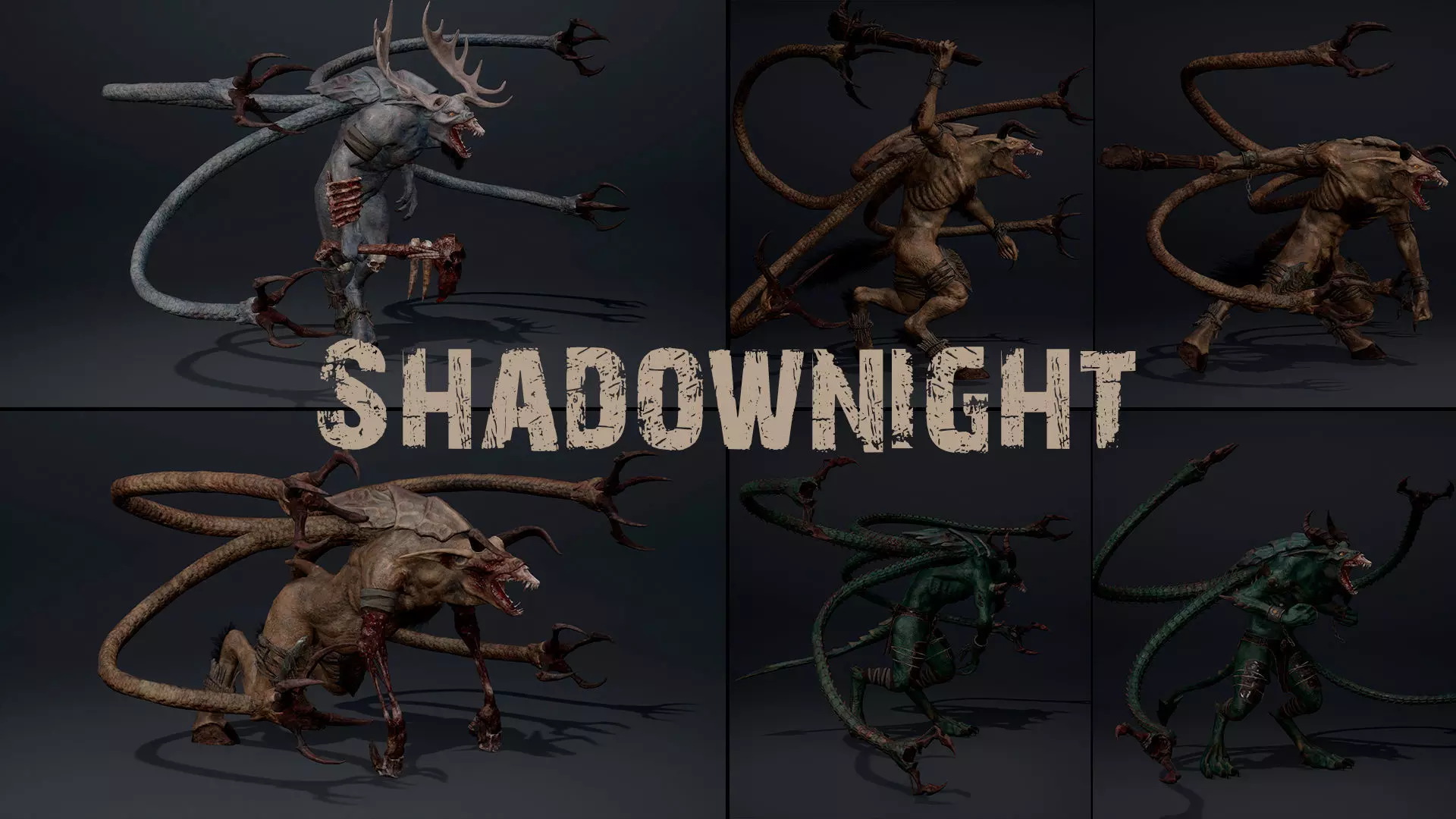 Shadownight Low-poly 3D model_0