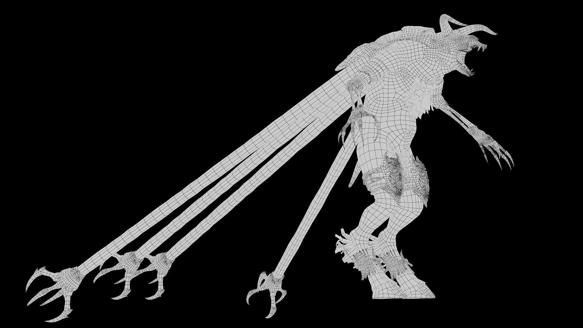 Shadownight Low-poly 3D model_34