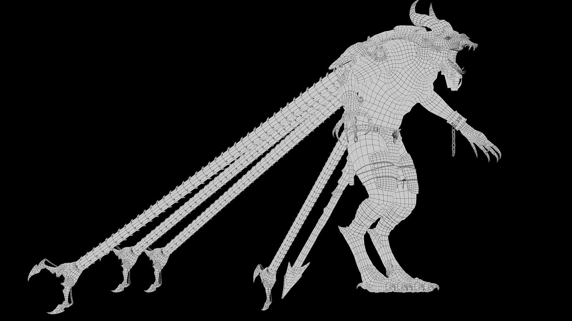 Shadownight Low-poly 3D model_39