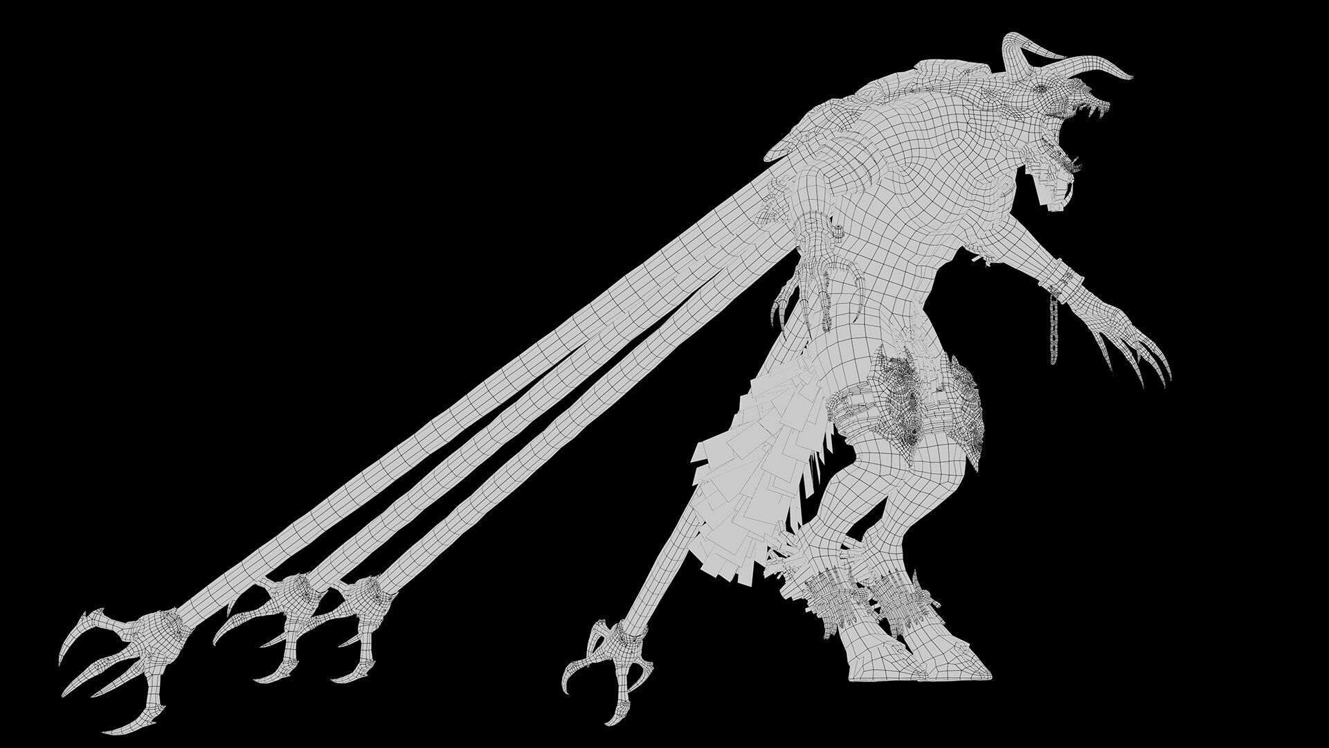 Shadownight Low-poly 3D model_37