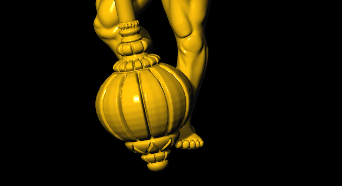 Hanuman Locket 3D 3D print model_9