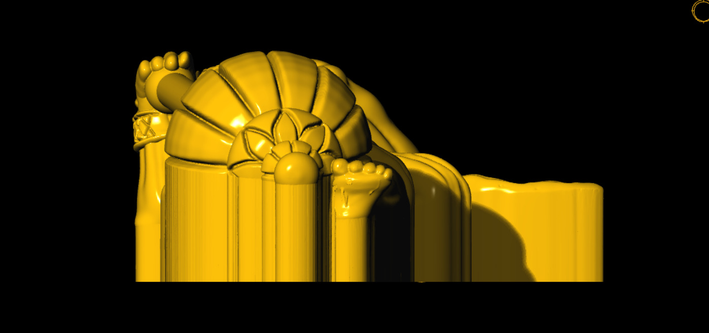 Hanuman Locket 3D 3D print model_3