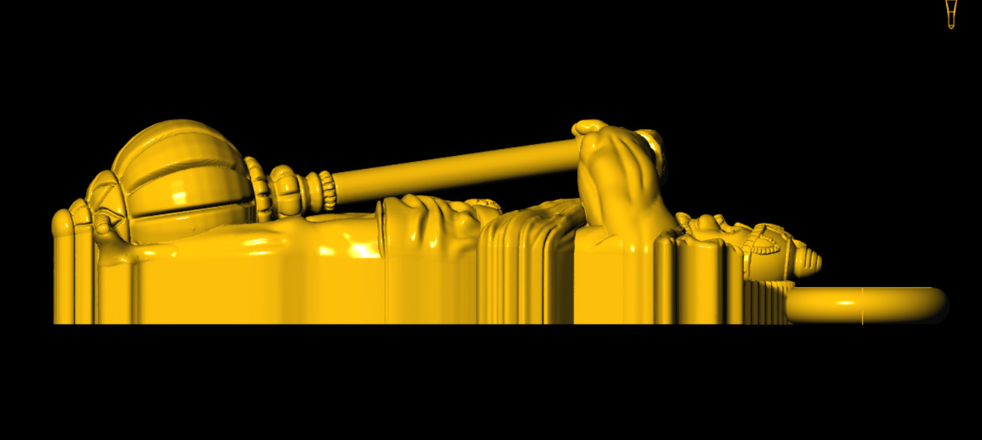 Hanuman Locket 3D 3D print model_1