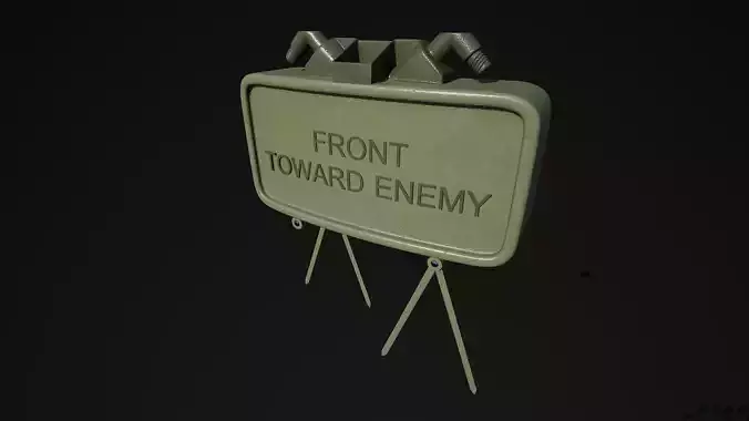 M18A1 explosive mine army color 3D model